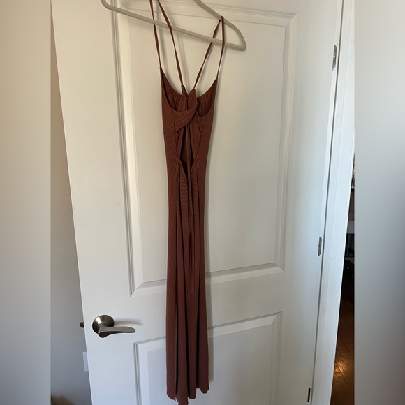 Abercrombie lace up midi dress- small TALL length - Picture 3 of 5